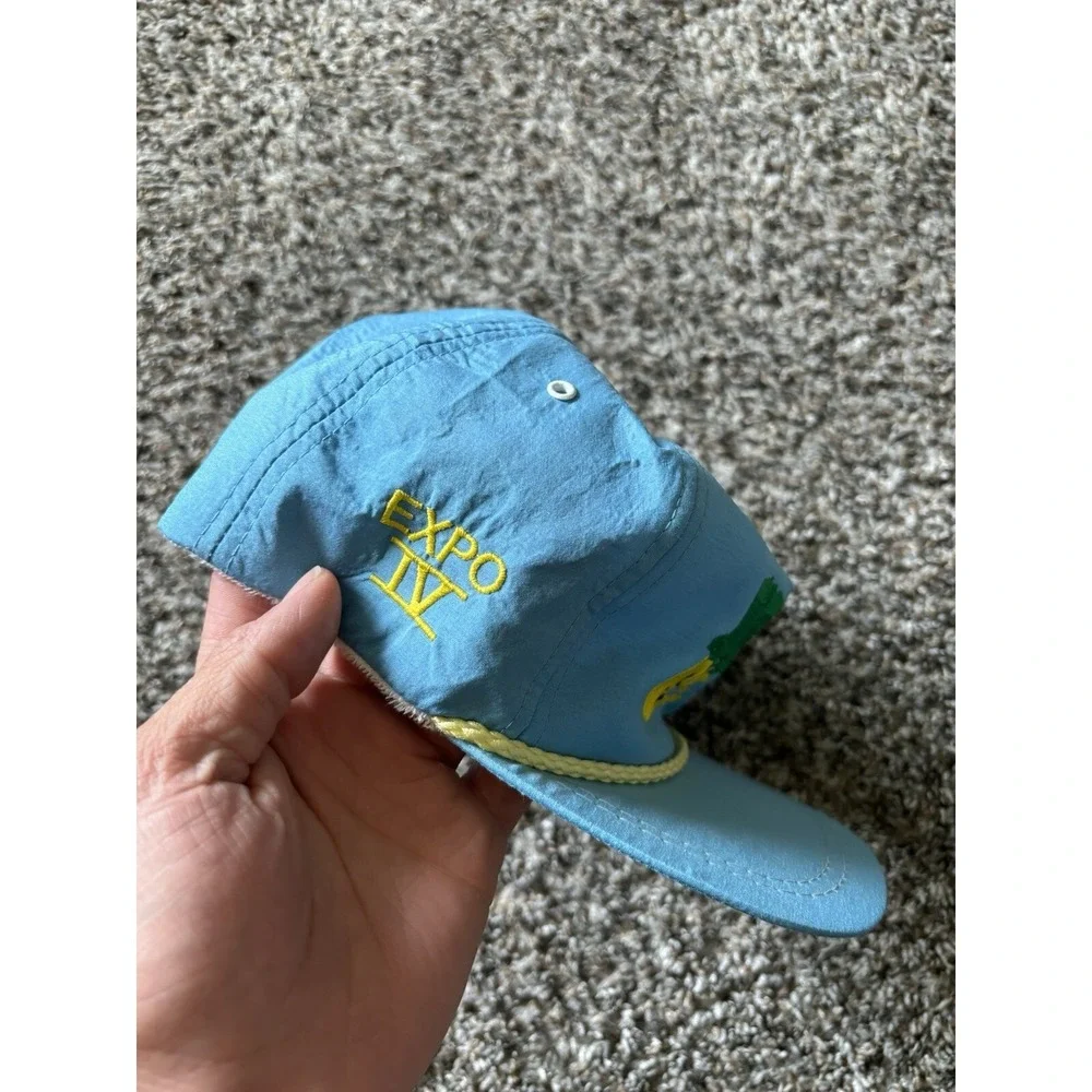 Vtg K‎ Products John Deere 1929 Wide Tread Tractors SnapBack Hat Cap USA Expo IV